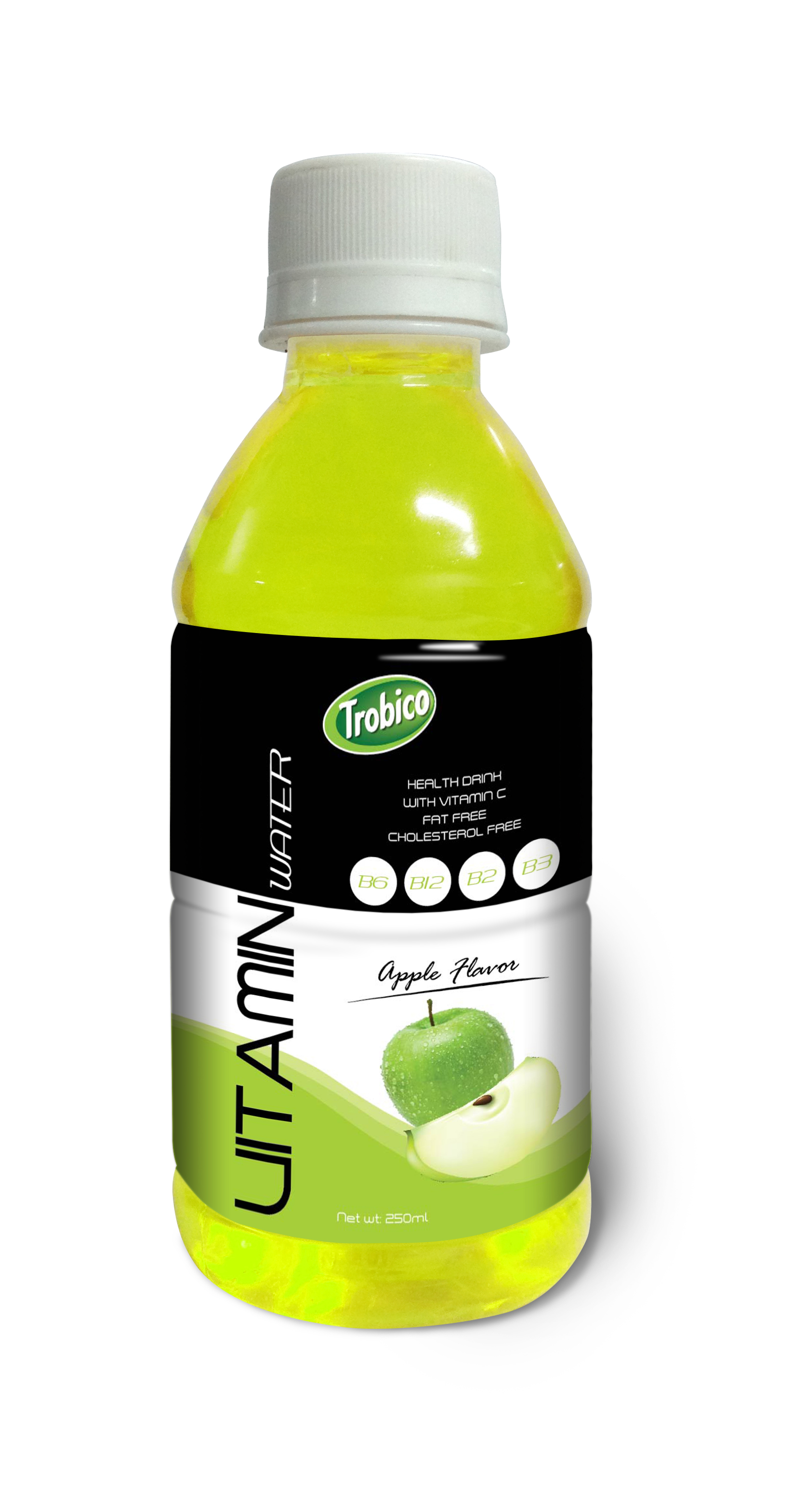 250ml Apple flavor vitamin water TROBICO OEM Beverage Manufacturers